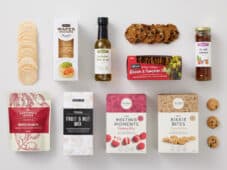 Gourmet Sensations Food Hamper Flatlay