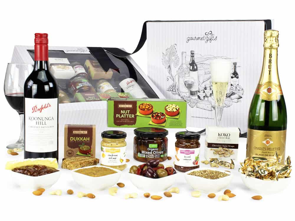 Image of the Penfolds Cab Sauv & French Sparkling Hamper