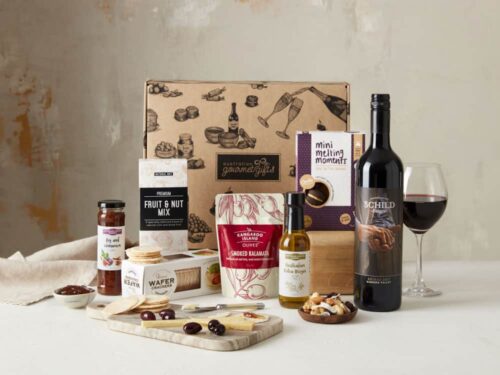 Displaying all the products contained in our Barossa Shiraz Hampers