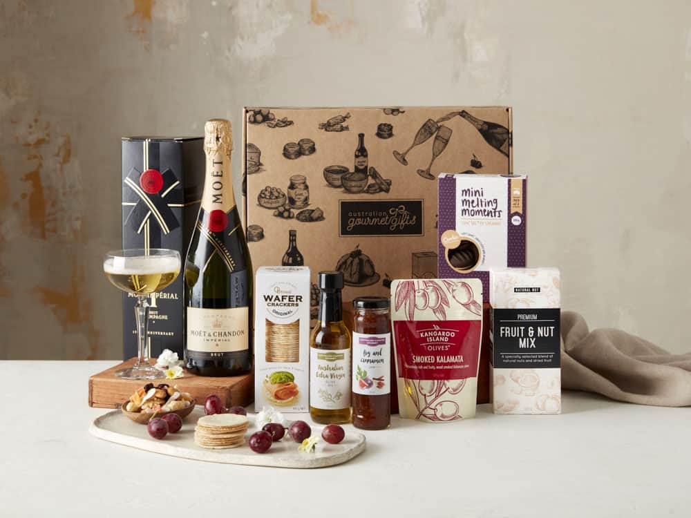 Moet Champagne Hamper Australian Gourmet Gifts