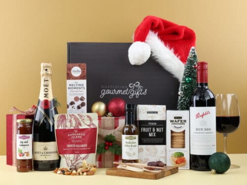 Penfolds Baby Grange and Moet Christmas Hamper