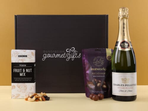 French Sparkling & Chocolate Nuts Hamper